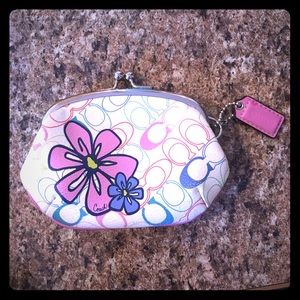 Authentic Coach coin purse